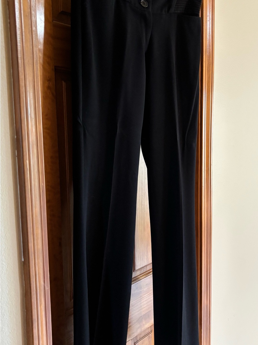 Michel USA Black Dress Pants - Classic Straight Leg - Picture 11 of 14